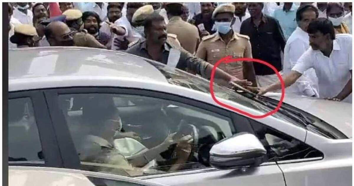 எடப்பாடி பழனிச்சாமி கார் மீது செருப்பு வீசிய சம்பவம்.. அமமுக தொண்டர்கள் 50 பேர் மீது வழக்கு. ஆடிப்போன டிடிவி.