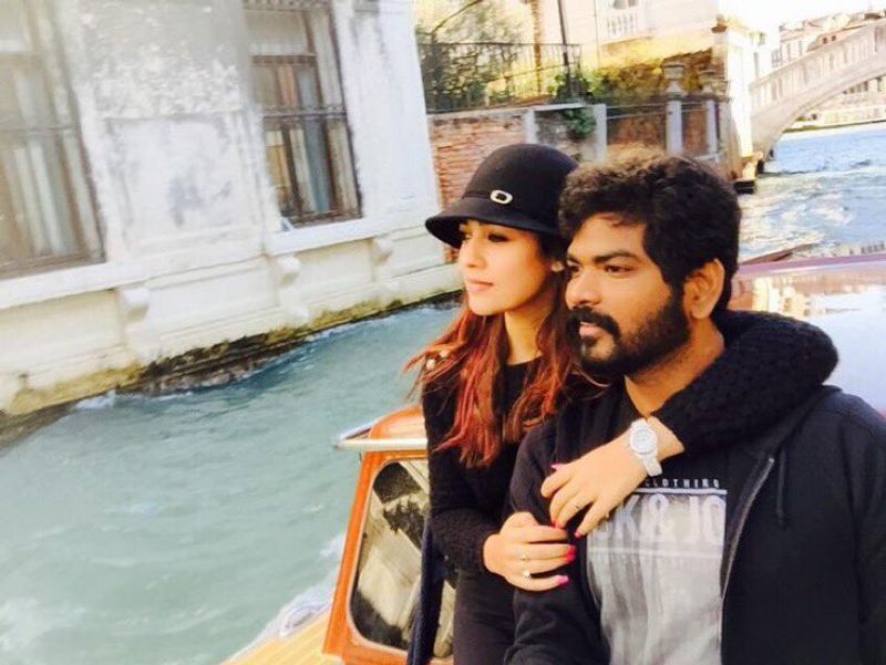 nayanthara and vignesh shivan new romantic photo fire in internet