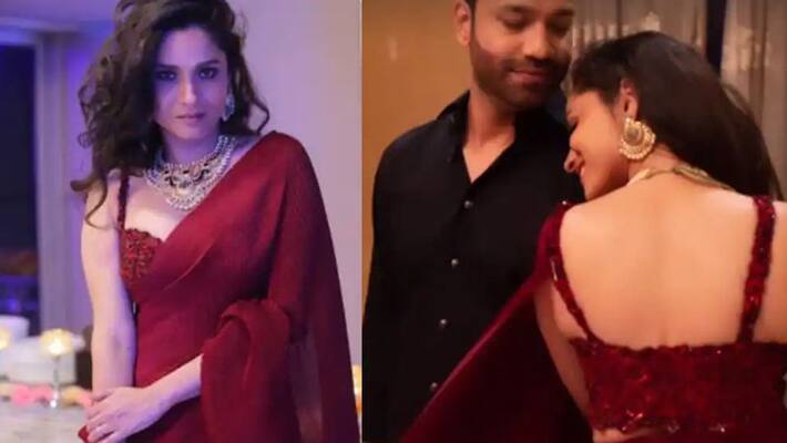 Pavitra Rishta actress Ankita Lokhande became romantic before marriage, posed with Vicky Jain kpg Pavitra Rishta actress Ankita Lokhande became romantic before marriage, posed with Vicky Jain kpg
