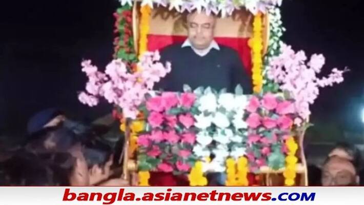 Bhind SP, who busts Amazon-ganja racket, get royal farewell ALB Bhind SP, who busts Amazon-ganja racket, get royal farewell ALB