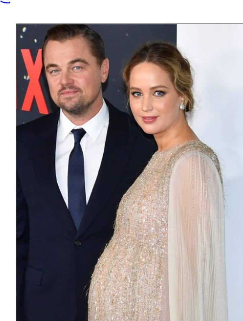 Jennifer Lawrence flaunts baby bump in fringed gold gown at 'Dont Look Up' premiere [PHOTOS] SCJ