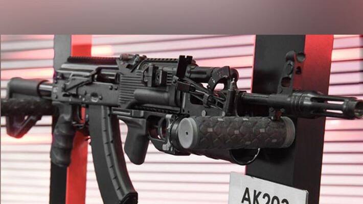 Manufacturing Of AK-203 Assualt Rifles Begins In Uttar Pradesh's Amethi Manufacturing Of AK-203 Assualt Rifles Begins In Uttar Pradesh's Amethi