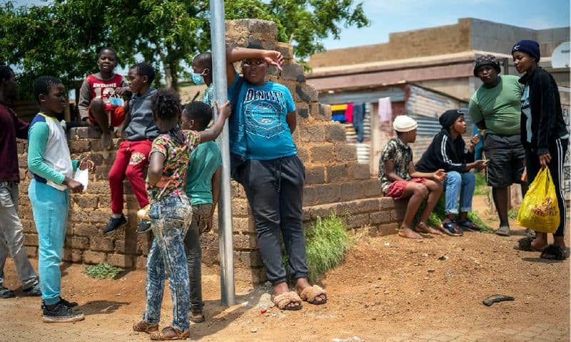 omicron targets kids in south africa