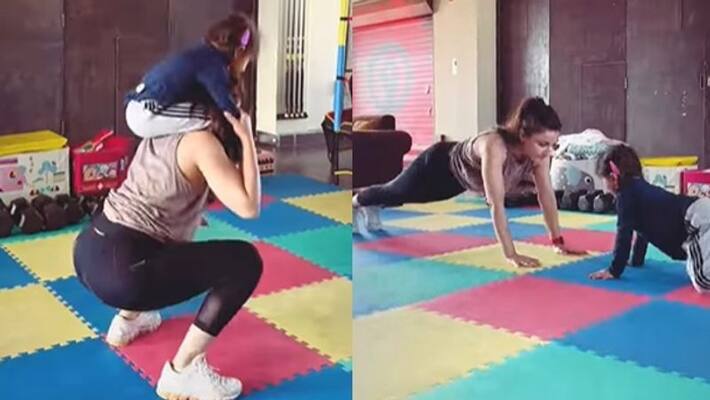 soha ali khans workout video may encourage mothers soha ali khans workout video may encourage mothers