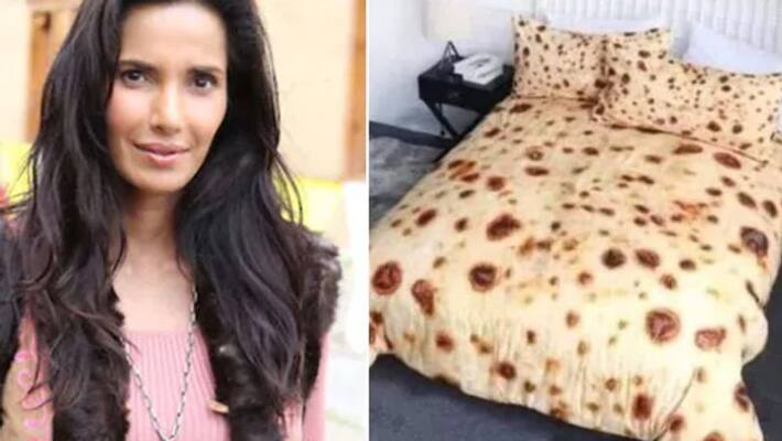 padma lakshmi shares picture of naan bedsheet and pillow cases padma lakshmi shares picture of naan bedsheet and pillow cases