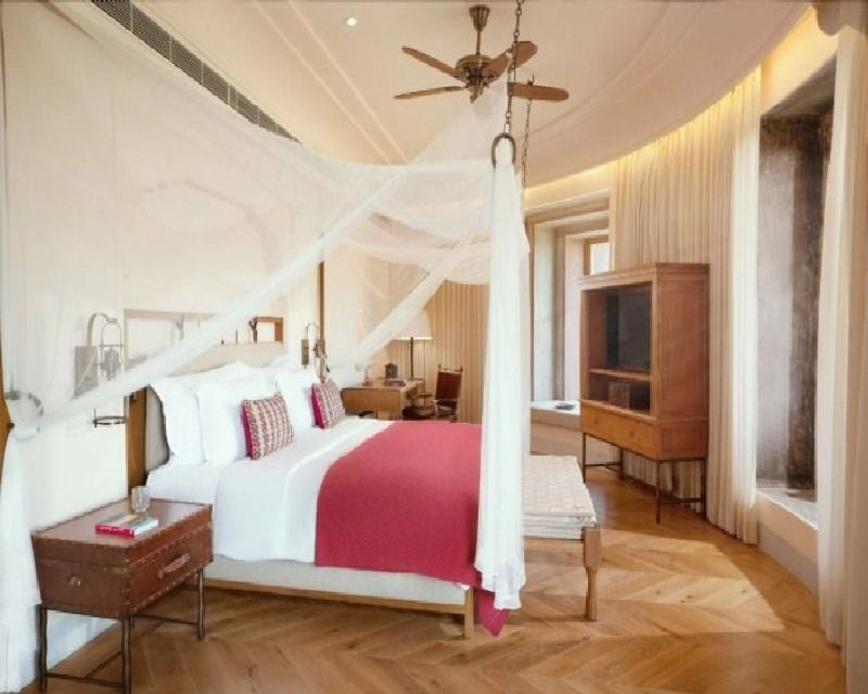 Pictures of Vicky-Katrina Wedding venue six senses fort Barwara of Rajasthan bpsb