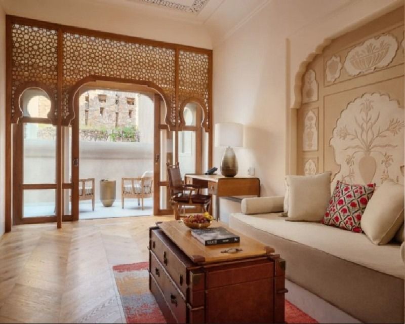 Pictures of Vicky-Katrina Wedding venue six senses fort Barwara of Rajasthan bpsb