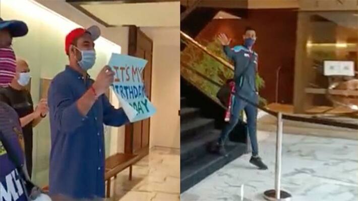 IND vs NZ: Virat Kohli wishes his fan happy birthday, video goes viral dva IND vs NZ: Virat Kohli wishes his fan happy birthday, video goes viral dva