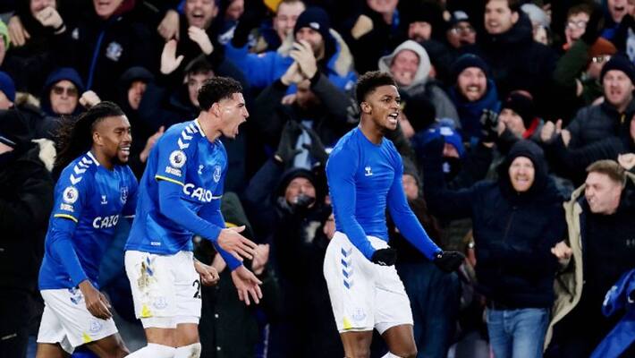 EPL 2021 22 Everton Fc beat Arsenal Fc on Demarai Gray injury time goal EPL 2021 22 Everton Fc beat Arsenal Fc on Demarai Gray injury time goal