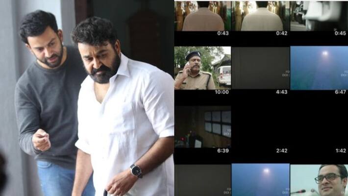 Artist Prithviraj share Lucifer memories Artist Prithviraj share Lucifer memories
