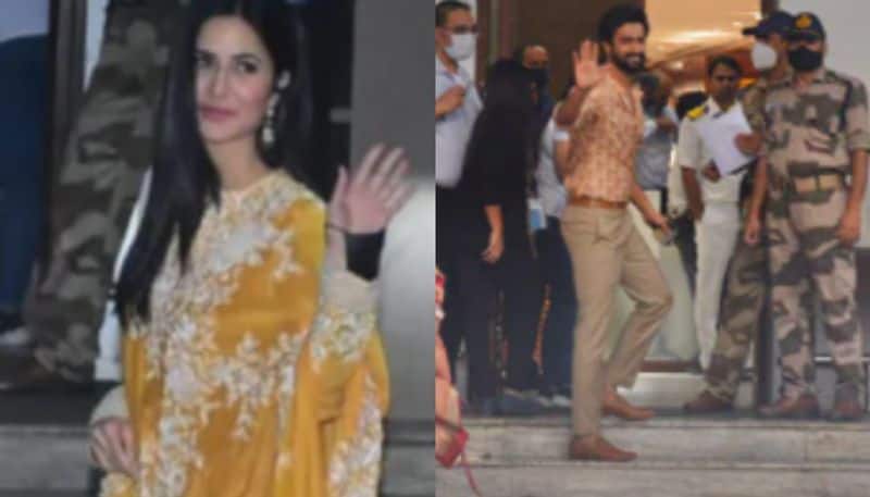 Katirna kaif Vicky Kaushal Marriage actress was spotted outside the house