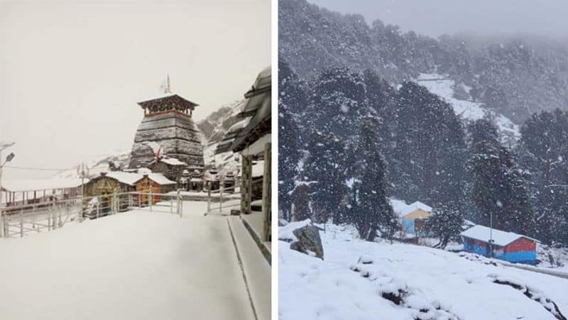 weather report, Beautiful pictures of snowfall in Kashmir and Uttarakhand KPA