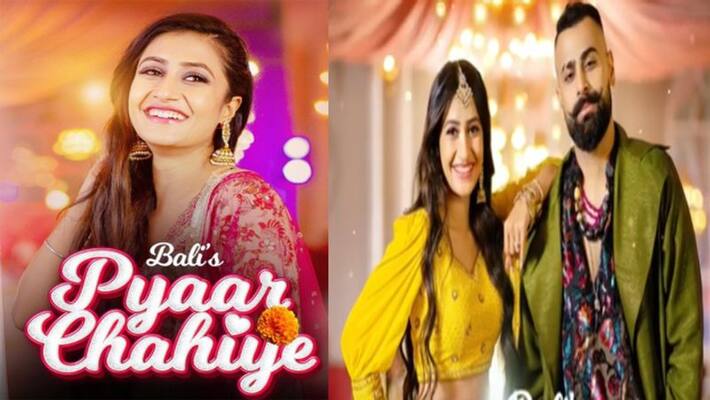 Yuzvendra Chahal wife Dhanashree Verma new dance video launched with punjabi singer bali, see dva Yuzvendra Chahal wife Dhanashree Verma new dance video launched with punjabi singer bali, see dva