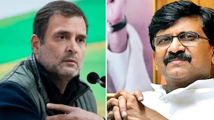 Rahul Gandhi Sanjay Raut meets amid controversy over Mamata Banerjee's no UPA remarks bsm Rahul Gandhi Sanjay Raut meets amid controversy over Mamata Banerjee's no UPA remarks bsm