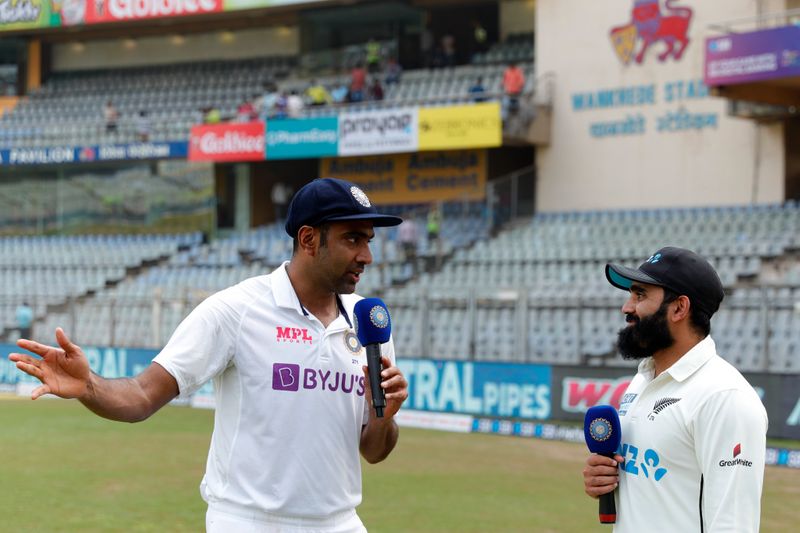 India vs New Zealand: Ajaz Patel gets official tick mark in twitter after Ravichandran Ashwin tweet