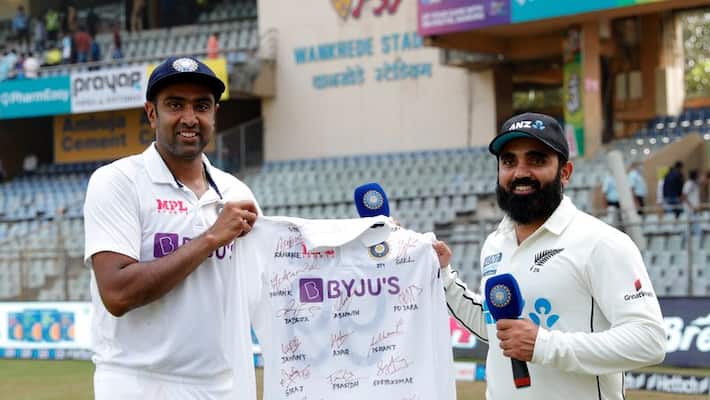 Rahul dravid, Virat kohli coming to Acknowledge is a Very Big Thing, Says 10 Wickets Holder Ajaz Patel Rahul dravid, Virat kohli coming to Acknowledge is a Very Big Thing, Says 10 Wickets Holder Ajaz Patel