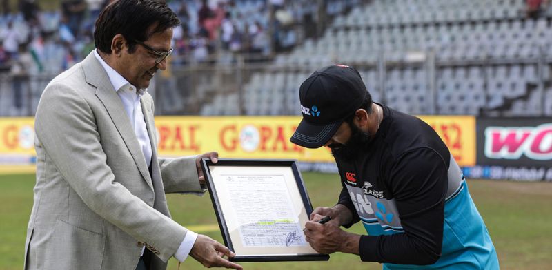 India vs New Zealand: Ajaz Patel gets official tick mark in twitter after Ravichandran Ashwin tweet