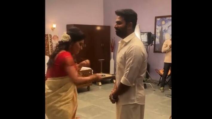 Athulya Ravi shared shooting spot video Athulya Ravi shared shooting spot video
