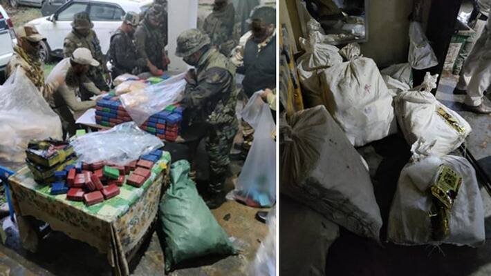 ASSAM RIFLES SIEZES NARCOTICS WORTH RS 500 CRORES IN MOREH, MANIPUR ASSAM RIFLES SIEZES NARCOTICS WORTH RS 500 CRORES IN MOREH, MANIPUR
