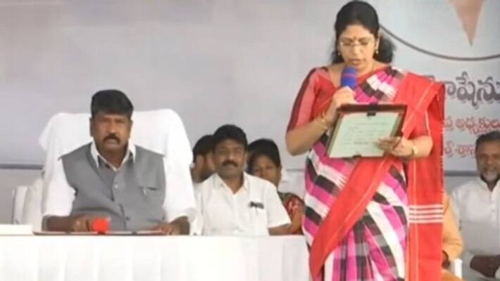 Newly elected 11 YSRCP MLCs take oath in legislative council office Newly elected 11 YSRCP MLCs take oath in legislative council office