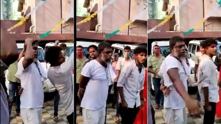 actor vinayakan at ldf success celebration in kochi by election results actor vinayakan at ldf success celebration in kochi by election results