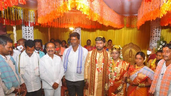 mla etela rajender attends 35 marriages in single day mla etela rajender attends 35 marriages in single day