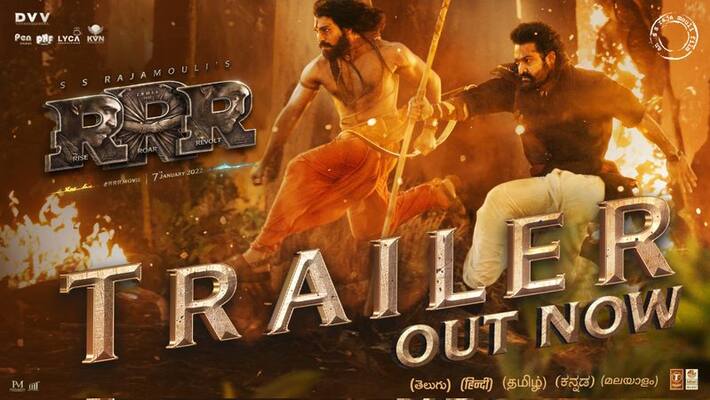 rrr movie trailer next level in action ntr ram charan turn killing weapons rrr movie trailer next level in action ntr ram charan turn killing weapons