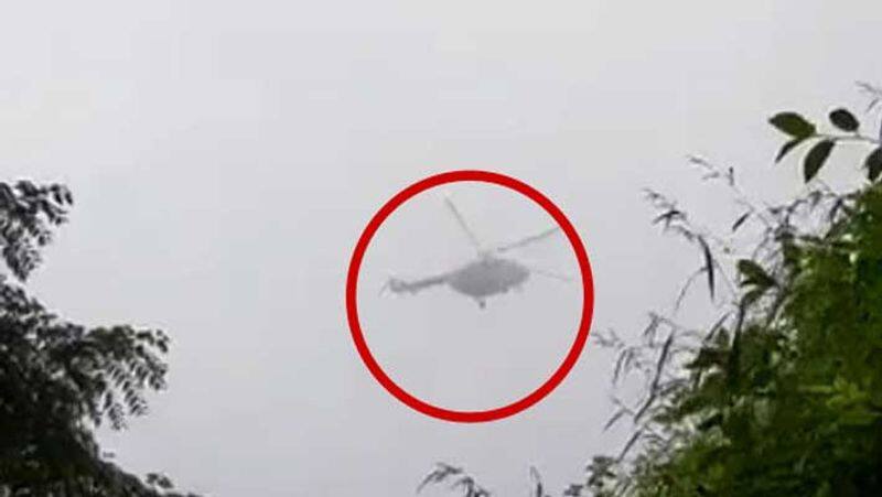 Helicopter crash due to bad weather... video taken by tourists