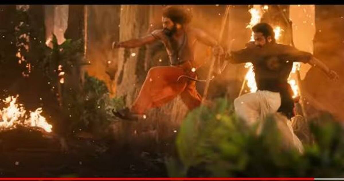 RRRTrailer : வேற லெவல் பிஜிஎம் உடன் வெளியான RRR ட்ரெய்லர் !!