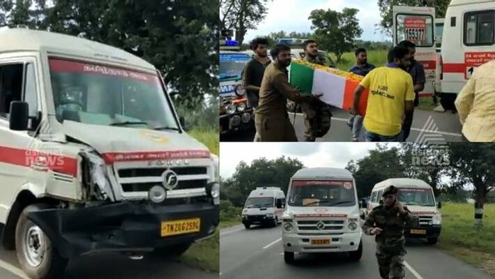 motorcade which carried the dead bodies of helicopter crash victims met accident twice motorcade which carried the dead bodies of helicopter crash victims met accident twice