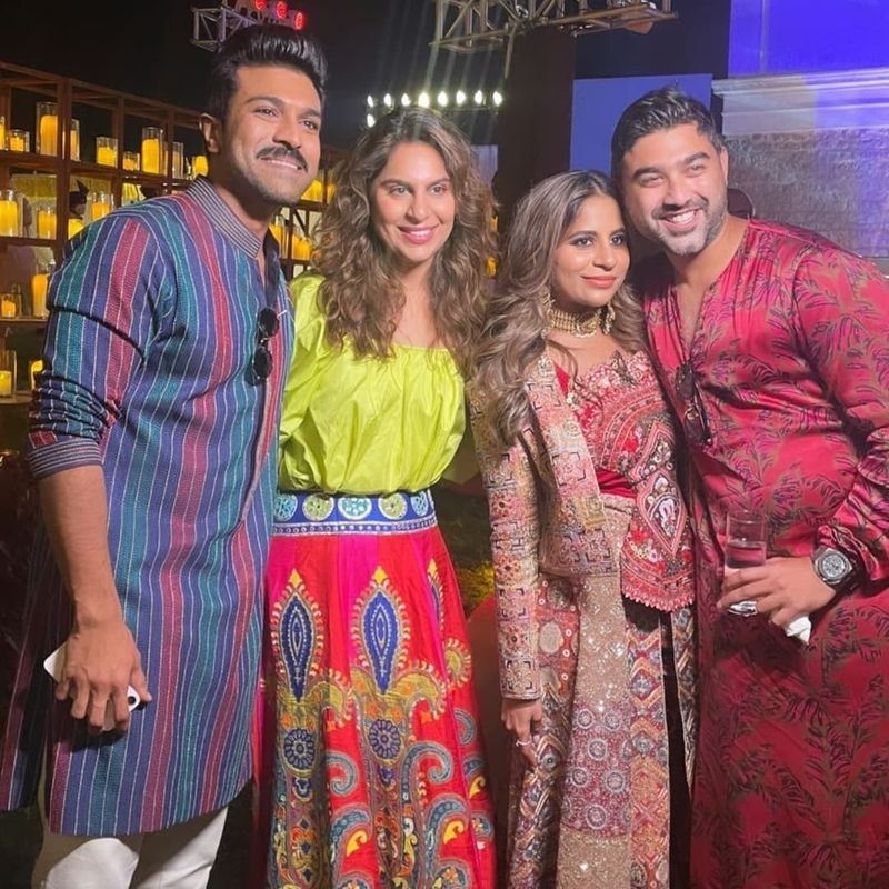 ram charan hulchul in his sister in law wedding dance with wife upasana viral