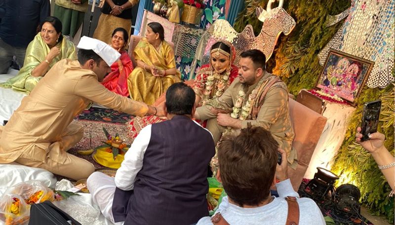 tejashwi yadav wedding with lover today present lalu yadav family in delhi KPR