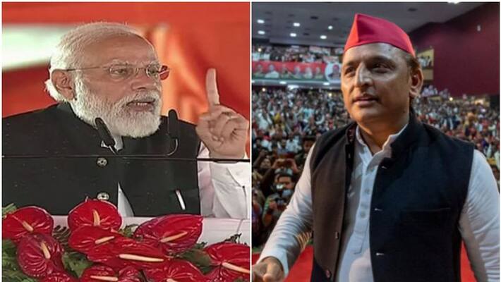 UP Election 2022, PM Modi and Akhilesh Yadav conflict over Red Cap UP Election 2022, PM Modi and Akhilesh Yadav conflict over Red Cap