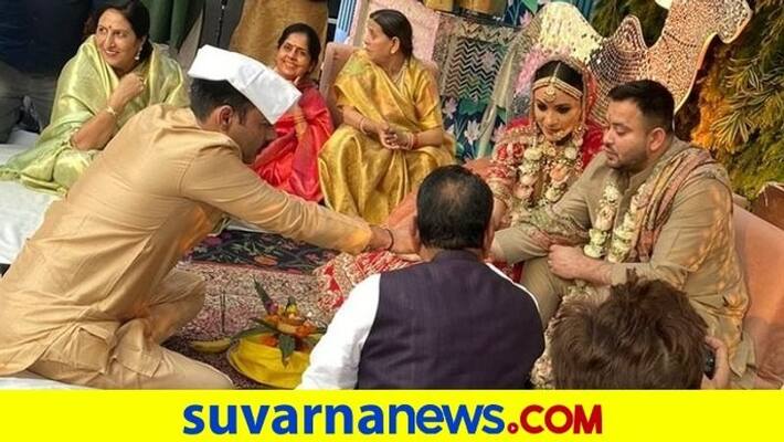 RJD leader Tejashwi Yadav tied knot with Rachel akb RJD leader Tejashwi Yadav tied knot with Rachel akb