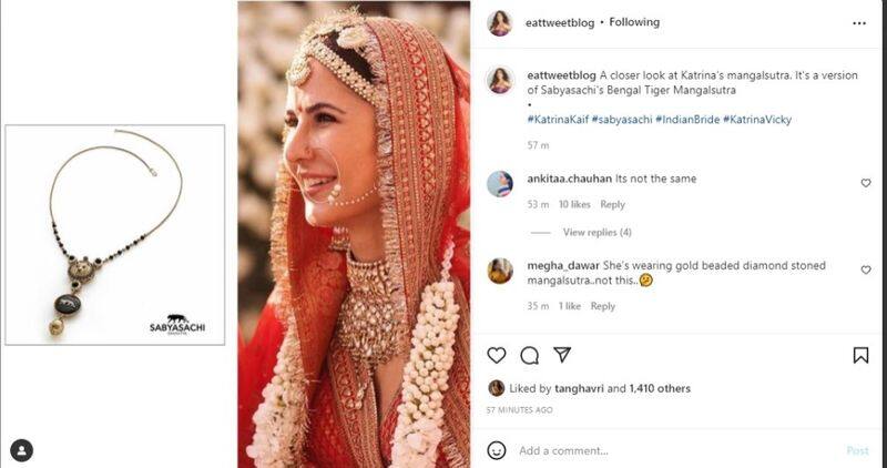 Newlywedded B-Town Starlet Katrina Kaif's Breathtaking Wedding Outfit Was  Created In An Unimaginable Number Of Hours