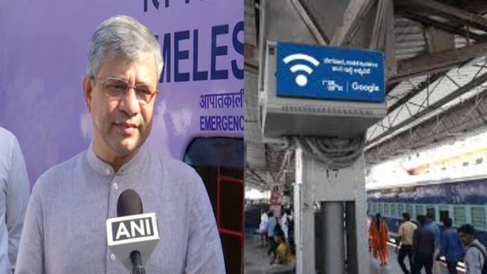 Union railway minister Ashwini Vaishnaw says free wifi in 6071 railway station Union railway minister Ashwini Vaishnaw says free wifi in 6071 railway station