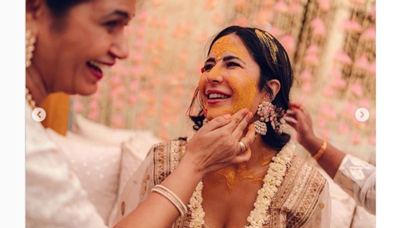 Katrina kaif and Vicky Kaushal shares haldi ceremony photos goes super viral BRD