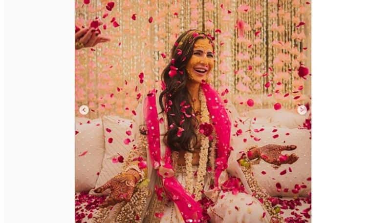 Katrina kaif and Vicky Kaushal shares haldi ceremony photos goes super viral BRD
