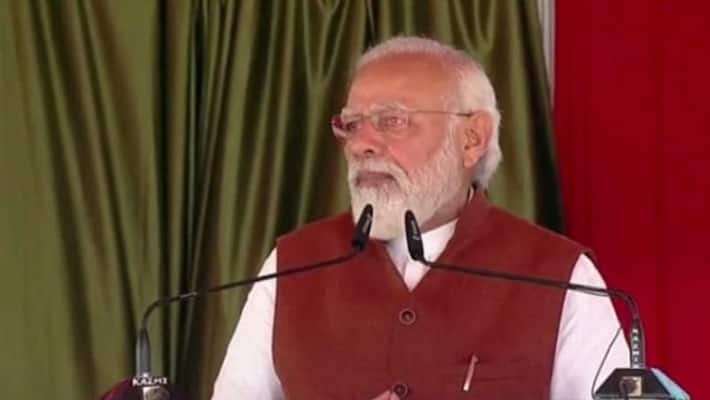 Uttar Pradesh Election 2022: PM Modi inaugurates Saryu Nahar national project in Balrampur-dnm Uttar Pradesh Election 2022: PM Modi inaugurates Saryu Nahar national project in Balrampur-dnm