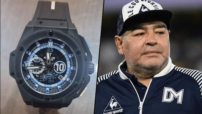 Assam Police recovers Football Legend Diego Maradona Hublot limited edition Watch san Assam Police recovers Football Legend Diego Maradona Hublot limited edition Watch san