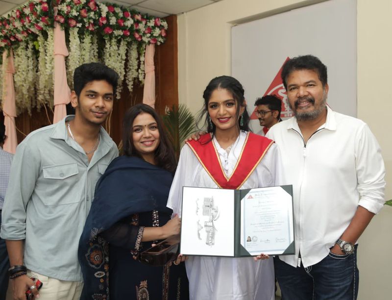director shankar son look like young age simbu photo goes viral