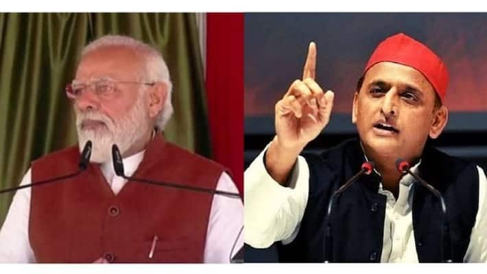 Akhilesh Yadav accuses BJP of taking credit for Saryu Nahar project says three fourth work done during SP govt gcw Akhilesh Yadav accuses BJP of taking credit for Saryu Nahar project says three fourth work done during SP govt gcw