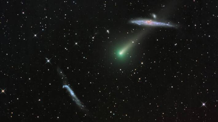 A green comet will come close to Earth tomorrow akb A green comet will come close to Earth tomorrow akb