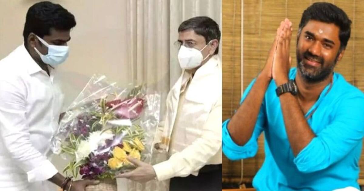 மாரிதாஸ் மீது குண்டர் சட்டம்.. ஆளுநரை சந்தித்த அண்ணாமலை.. என்ன நடந்தது ?