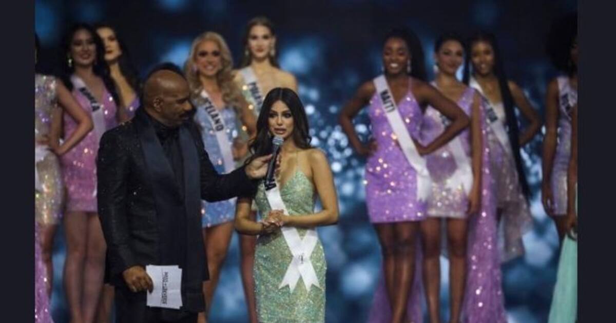 Miss Universe 2021 : மிஸ் யுனிவர்ஸ் பட்டம் வென்ற இந்திய அழகி ; சாதுர்ய பதிலளித்த Harnaaz Sandhu!!!