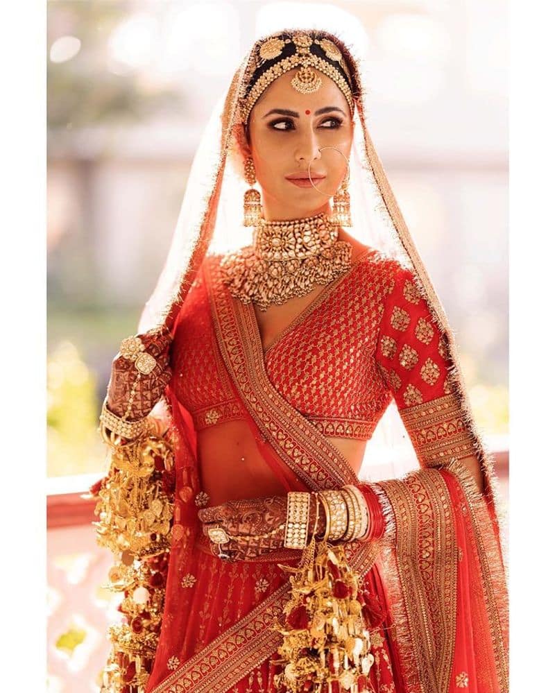 Actress Katrina Kaif oozes royalty in her bridal lehenga new photos goes viral