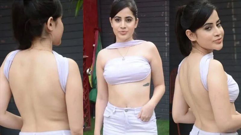 Urfi Javed trolled for buttoning up pants in front of camera video viral