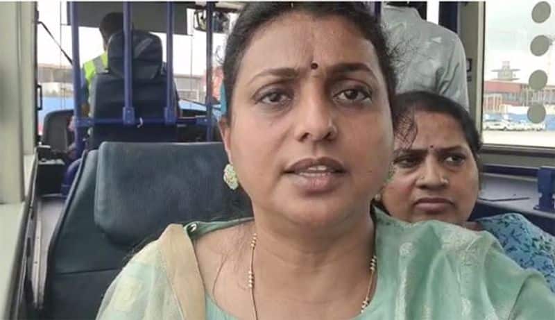 Actress roja travelled flight Emergency Landing In Bengaluru