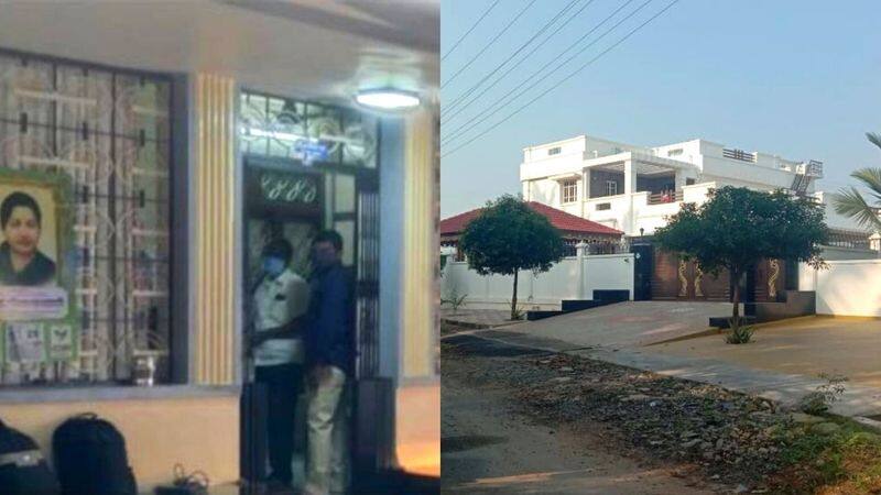 Former aiadmk minister thangamani house and office dvac raid in today