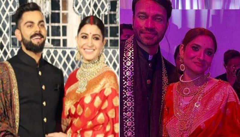 Ankita Lokhande-Vicky Jain's wedding reception: Did actress copy Anushka Sharma's fashion sense? SCJ